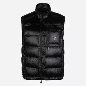 몽클레어 6S 1A00008 597X6 999 우이치 패커블 남성 패딩 조끼 블랙