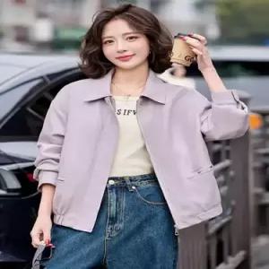 볼사스 여성 가을 캐주얼 가죽 재킷 코트 상의 ADOR3