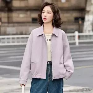 볼사스 여친 가을 칼라 자켓 코트 가죽 쇼트 ADOR3