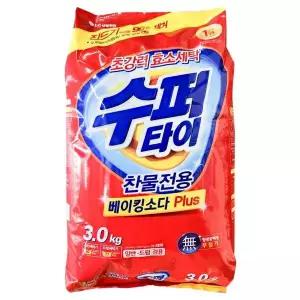 수퍼타이 SEQ208Z4 세탁세제 3kg 리필