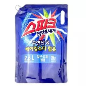 스파크 EFH792Y7 세탁 세제 세탁기 액체 세제 일반 드럼용 2.6L