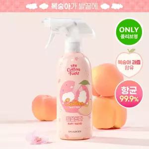 온더바디 발을씻자 코튼 풋샴푸 385ml 복숭아향