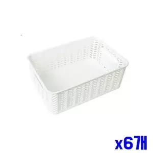 다용도 JKN860F6 수납 바스켓 오픈형 31x23x13cm x6개