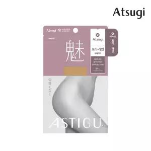 아츠기 프리라인스타킹 1매 (웜베이지/파우더베이지)