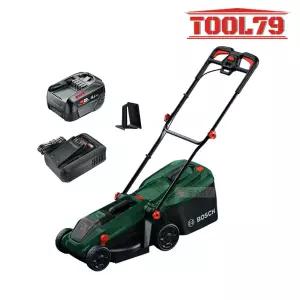보쉬 Rotak18V-32 충전 잔디깍기 18V 4.0Ah 배터리 1개 절단너비 32cm 브러쉬리스 접이식 핸들 잔디깎이 예