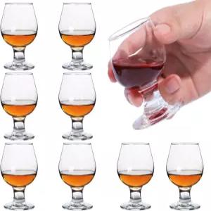 글래시 큐트 샷 글래스 작은 브랜디 스니프터 8종 세트 코냑 포트 데킬라 1.75온스 50ml