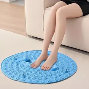 초조깅 가정용 지압판 발바닥 마사지 매트 원형 자갈 발 디딤판 원형 부모님 선물