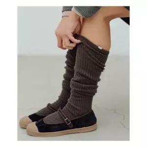 {백화점 상품} 벤시몽 KNIT OVER KNEE SOCKS - CHARCOAL 422808 418422