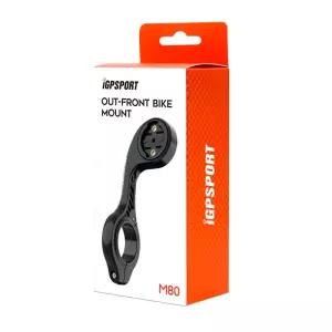 IGPSPORT M80 오리지널 핸들 바 확장 브래킷 자전거 헤드 라이트 마운트 Garmin Edge IGS630 Bsc300 용