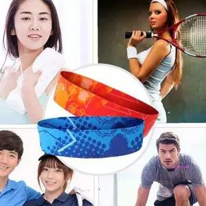 쿨헤어밴드 남성 축구 머리띠 요가 운동 남자 스포츠 러닝 테니스 등산 쿨링 필라테스qrs600