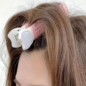 헤어 롤러 볼륨 컬러 루트 클립 푹신한 인스턴트 뱅 무열 열 스타일링 도구 없음