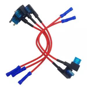 자빈코 5팩 12V 차량용 회로 퓨즈 탭 어댑터 미니 ATM APM 블레이드 홀더