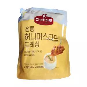 (무)쉐프원 정통허니머스타드드레싱 2kg