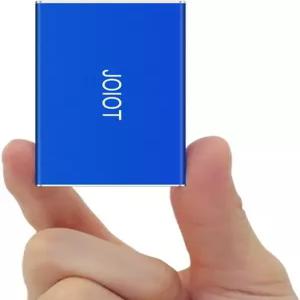 JOIOT 미니 휴대용 SSD 500GB 외장 솔리드 스테이트 드라이브 최대 540MB/s USB 3.1 2세대 초슬림 파란색