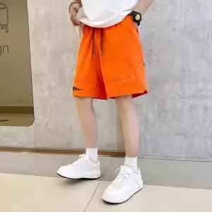하의 얇은 반바지 비치 반 옐로 형광 속건 팬츠 남사친 캐주얼 하계 5부 OP2