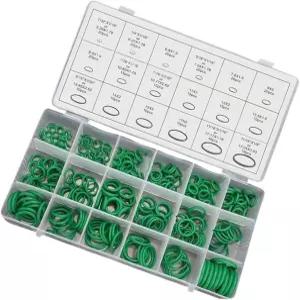 제더리 270 PCS 자동차 씰 개스킷 와셔 O 링 구색 세트 키트 고무 방수 내열 압축기 대부분의 전기 제품