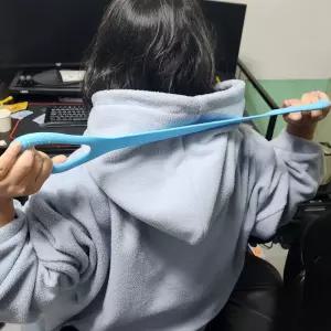 헬스소품 스트레칭 고무 밴드 블루 홈트레이닝 등운동 요가밴드