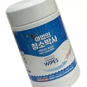 마법의청소박사 150매 원통형 다용도 클리너티슈 기름때 찌든때 세정용