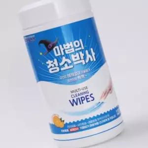 마법의청소박사 200매 원통형 다용도 클리너티슈 기름때 찌든때 세정용