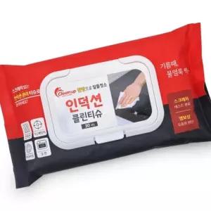 인덕션 클린티슈 30매 한장으로 알뜰청소 다목적 세정티슈