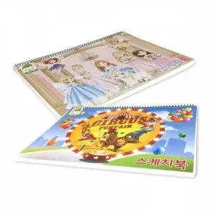 캐릭터 표지 38매 스케치북-디자인랜덤발송 x3개