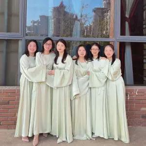 긴팔드레스 셀프 리마인드 스몰 본식 은색 화려한