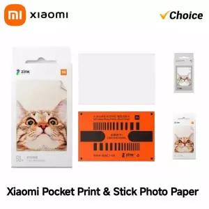 미지아 ZINK 포켓 사진 용지 3인치 자가 접착 즉석 인쇄 잉크 필요 없음 미 프린터 1S용 50매 1팩