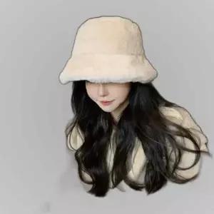 여성 겨울 털 방한 보온 모자 버킷햇 패션 데일리