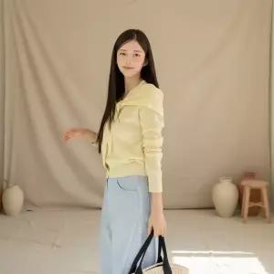 여성용 기본 숄 가디건 세트 판초 망토 셋업 케이프