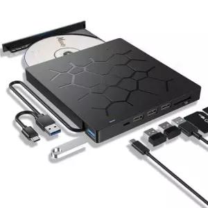 외장ODD USB 3.0 A C타입 외장 ODD CD DVD롬 레코더 7in1 ED02