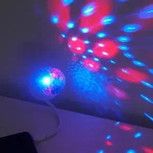 ( )파티용 USB LED 램프 미러볼 노래방 미니 조명