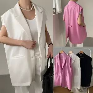 [아이우먼]위쉬몰 RA 포엠뒷트임박시카라조끼 U358H604 빅사이즈_P423469287