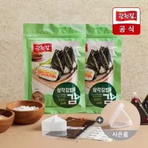 [광천김] 삼각김밥김 (무조미) 100매 +삼각틀 증정
