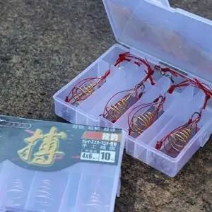 릴떡밥 채비 붕어 낚시 채비 잉어 향어추 바늘 떡밥 낚시통 릴바늘 잉어추-WFNUPI5