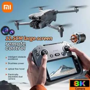 드론 샤오미 RC 8K HD 항공 촬영 원격 조종 항공기 듀얼 카메라 WIFI GPS 삼방향 장애물 회피 쿼드콥터
