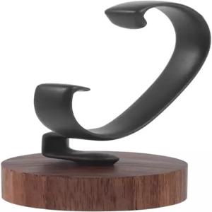 DOITool 시계 디스플레이 스탠드와 우드 베이스 남성용 쇼케이스 팔찌 뱅글 주얼리 랙 손목시계 홀더