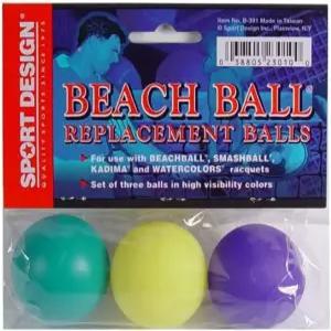 비치볼 스매시볼 카디마 수채화를 위한 스포츠 디자인 대체 모듬 색상의 공 3개 세트