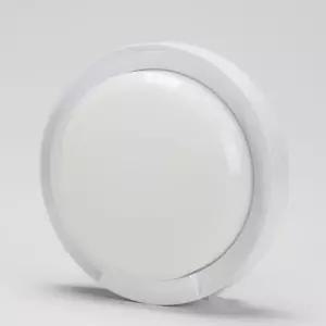 [Deco] 15W 벽등 화이트 베란다 계단 IP65 복도 현관 메가맨 주광색 직부겸용 원형 LED