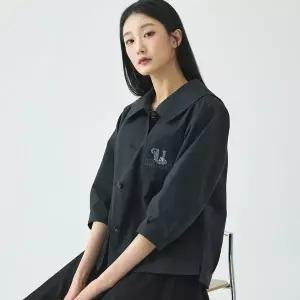 [하프클럽/지센](2컬러) 피어로즈 와이드카라 숏 자켓형 코트 LCCAO392