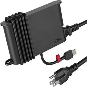 새로운 슬림 20V 11.5A 230W 리전 5 충전기 레노버 7 Y540 Y545 Y730 Y740 Y900 Y910 Y7000 씽크패드 P51