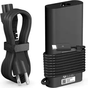 130W USB C 노트북 충전기 Dell 타입 슬림 AC 전원 코드와 호환 - 정밀도 5550 5560 5570 5750 3560 XPS 15