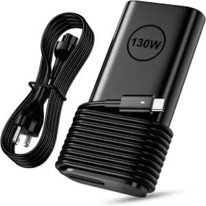 Dell 130W 노트북 충전기 USB C 슬림 어댑터 교체 - 정밀도 5560 3560 5540 5570 5550 3561 5510 5520 XPS