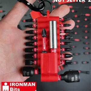7-24Pcs Impact Driver Set Magnetic S2 Steel Dri Bits with Organizer Sleeve Durle Multi-Drive Tool