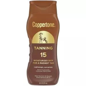 코퍼톤 태닝 선 로션 SPF 5 와이드 스펙트럼 8 Fl Oz