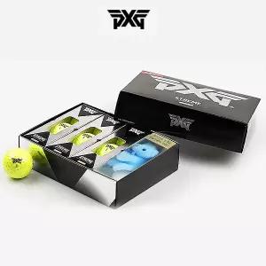 PXG 익스트림 투어 골프공 옐로우 3피스 12구 + 곰돌이 티꽂이 선물세트