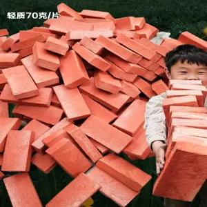 가짜 벽돌 소품 무대용 시뮬레이션 연극 공연 붉은색 그레이 블록