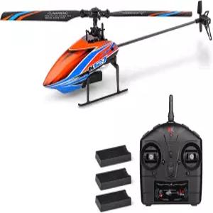 GoolRC RC 헬리콥터 WLtoys XK K27 원격 제어 6축 자이로가 장착된 4채널 항공기 고도 유지 원키 이륙/착륙