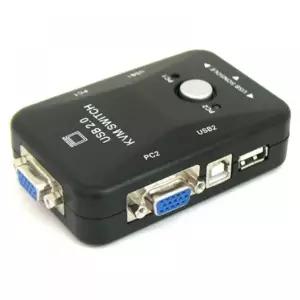 고품질 TBZ Coms USB KVM 스위치 PC 2대 연결 주변장치 연결 가능 U2476 KV...