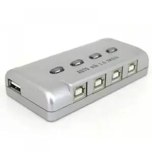 고품질 TBZ Coms USB 공유기 4대1 USB 2.0 선택기 수동 스위치 및 프로그...