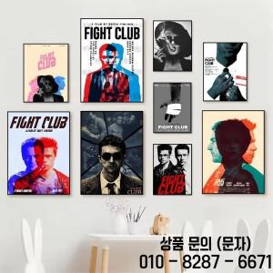 클래식 오래된 영화 F Fight Club 포스터 HD 자체 접착 방수 거실 바 장식에 이상적